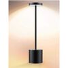 Lámpara de Mesa Metal Vgo Recargable con sensor  33 cm Negro