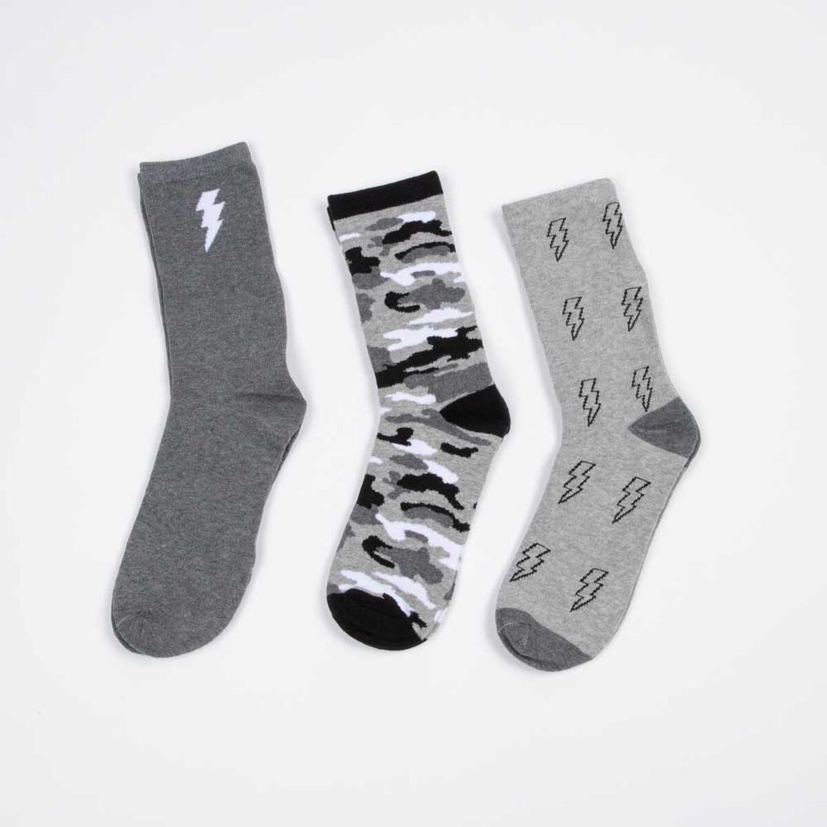 Pack 3 Calcetin Largo de Algod&oacute;n Ni&ntilde;o Cutback