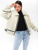 Chaqueta Aviadora Sherpa Mujer Zibel
