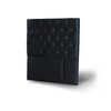 Respaldo Latam Home 1,5 Plazas Florencia Tela Velvet Negro