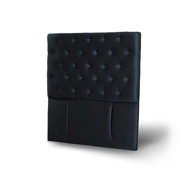 Imagen 2 del producto Respaldo Latam Home 1,5 Plazas Florencia Tela Velvet Negro