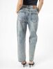 Jeans Straight Bot&oacute;n Cruzado Mujer Icono