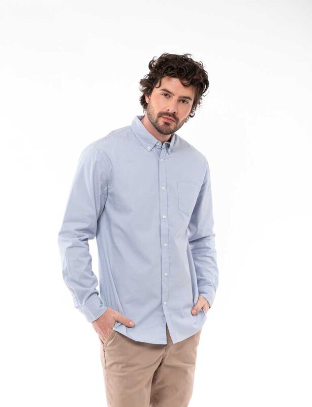 Camisa Lisa Manga Larga main image 1
