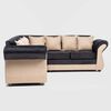 Sofá Seccional Almore New Irlanda 5 Cuerpos Beige Negro