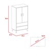 Clóset TuHome Z-80 2 Puertas