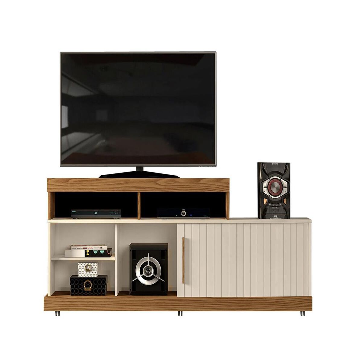 Rack TV Altavision Scala Carvalho 47" Café Claro