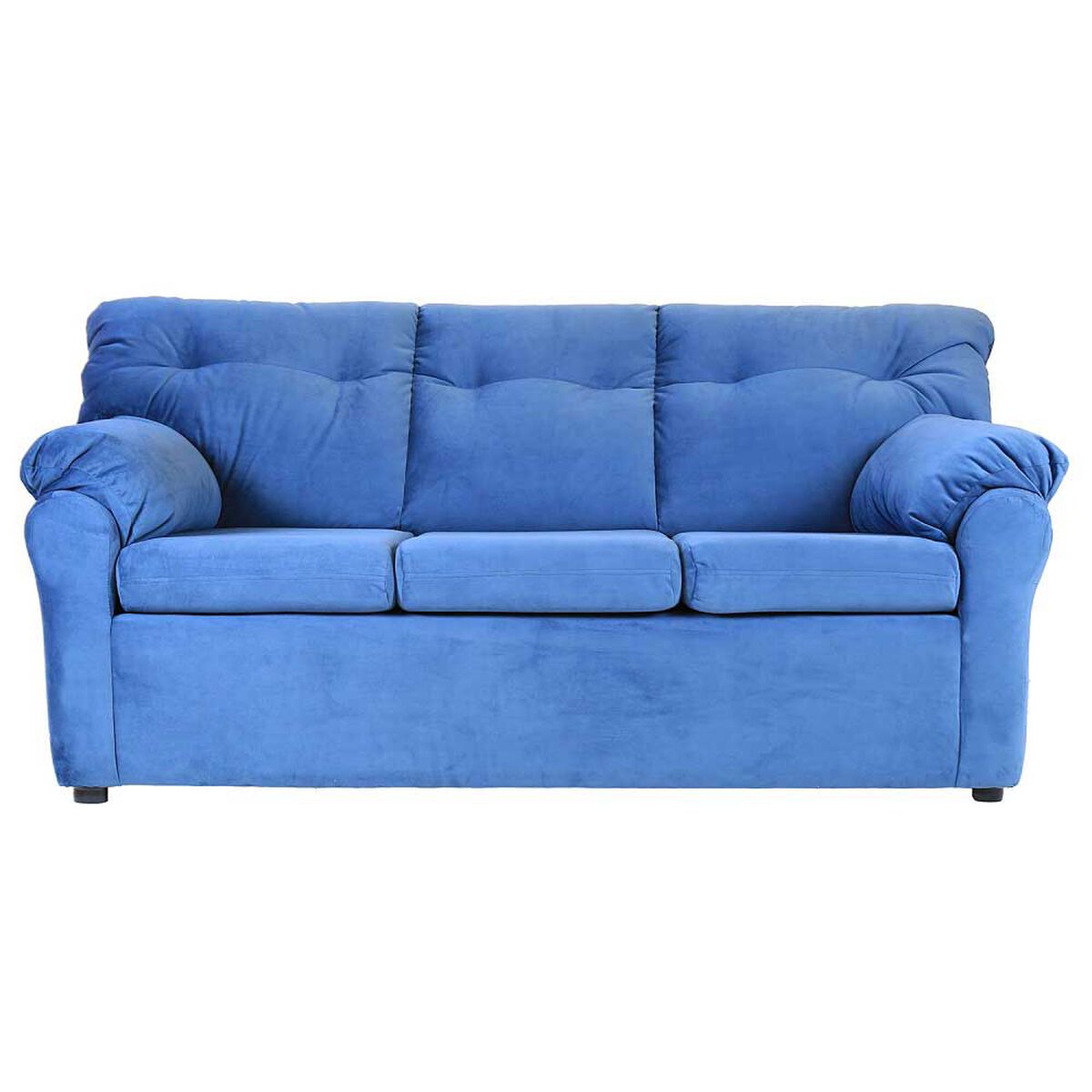 Sofá Muebles America Santa Fe 3 Cuerpos Azul Petróleo