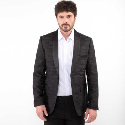Vestón Textura Slim Regular Hombre Zibel