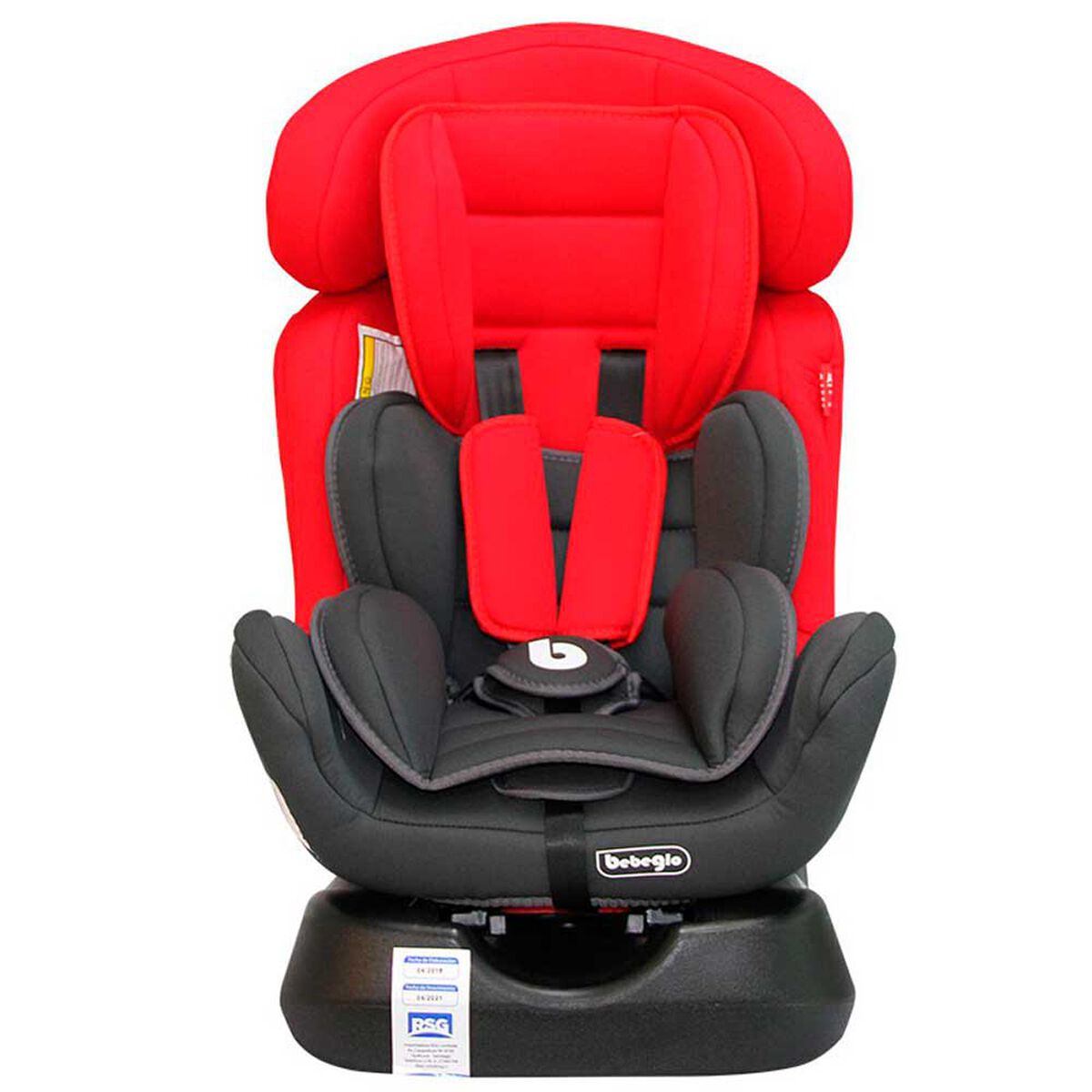 Silla Auto Multietapa 0 a 25 Kg Rojo Bebeglo