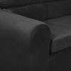 Sofá Mexx Muebles Dubai 2 Cuerpos Negro
