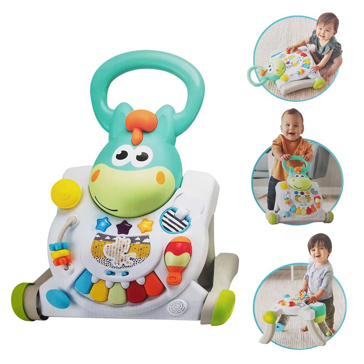 Caminador & Centro de Actividades Bebe 3 en 1 Infantino