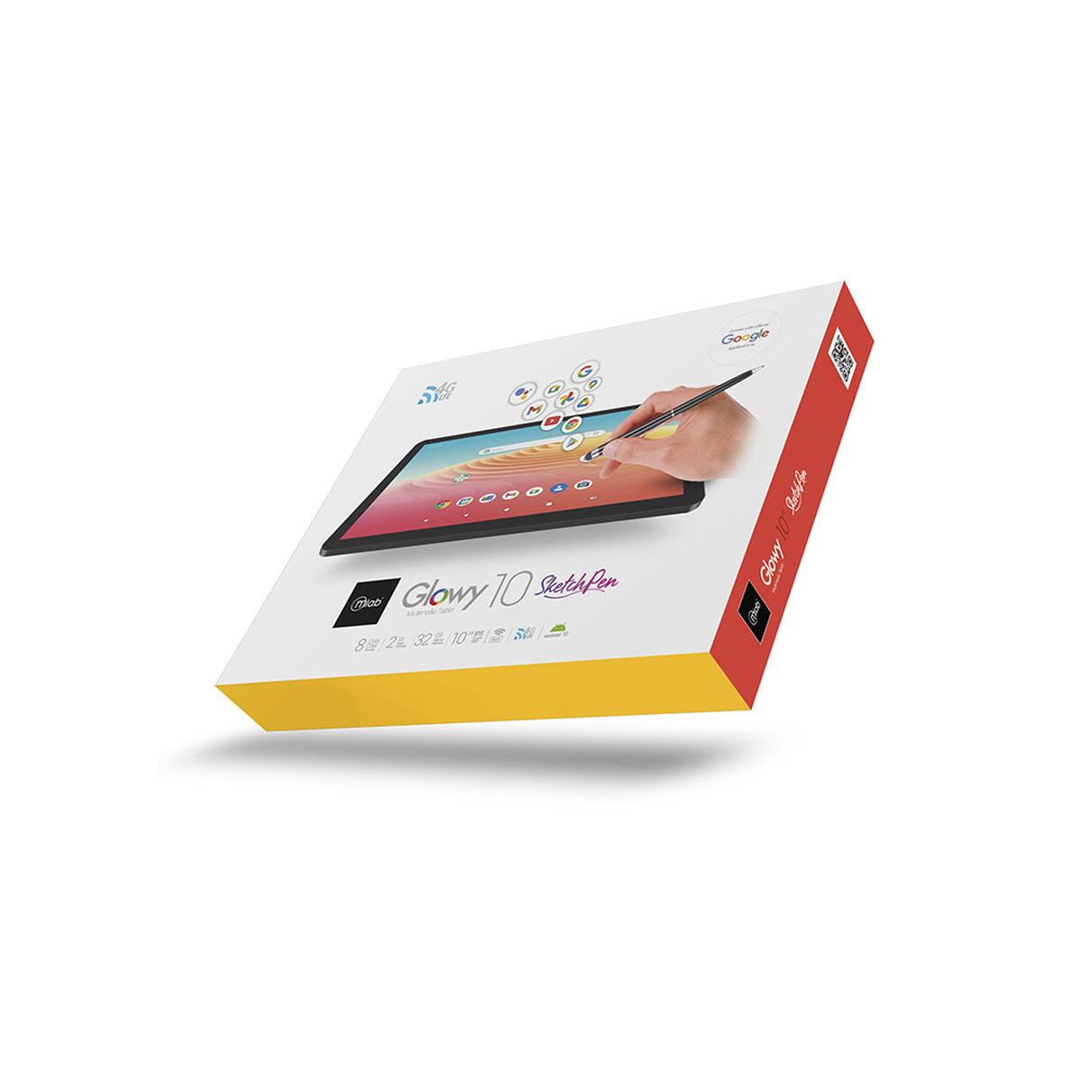Tablet Mlab Glowy 10 4G Octa Core 2GB 32GB 10" Negro + Lápiz