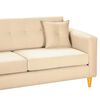 Sofá Bodevir New Retro Felpa 04 3 Cuerpos Beige 