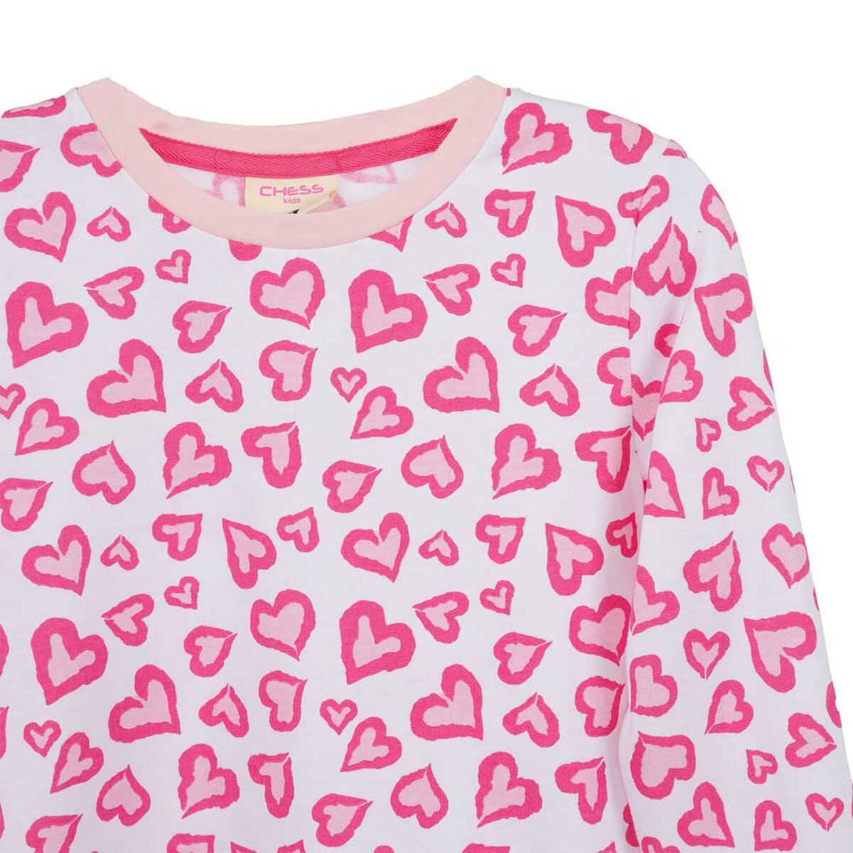 Conjunto Pijama Polera+Pantalón Niña Chess