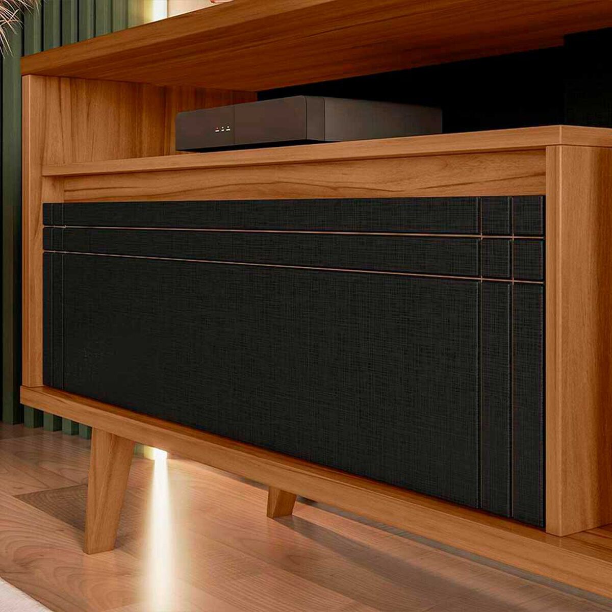 Rack TV Home Mobili Emi Hasta 60" Negro