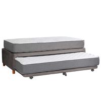 Cama Nido Latam Home 1,5 Plazas Zen Best Tela Gris