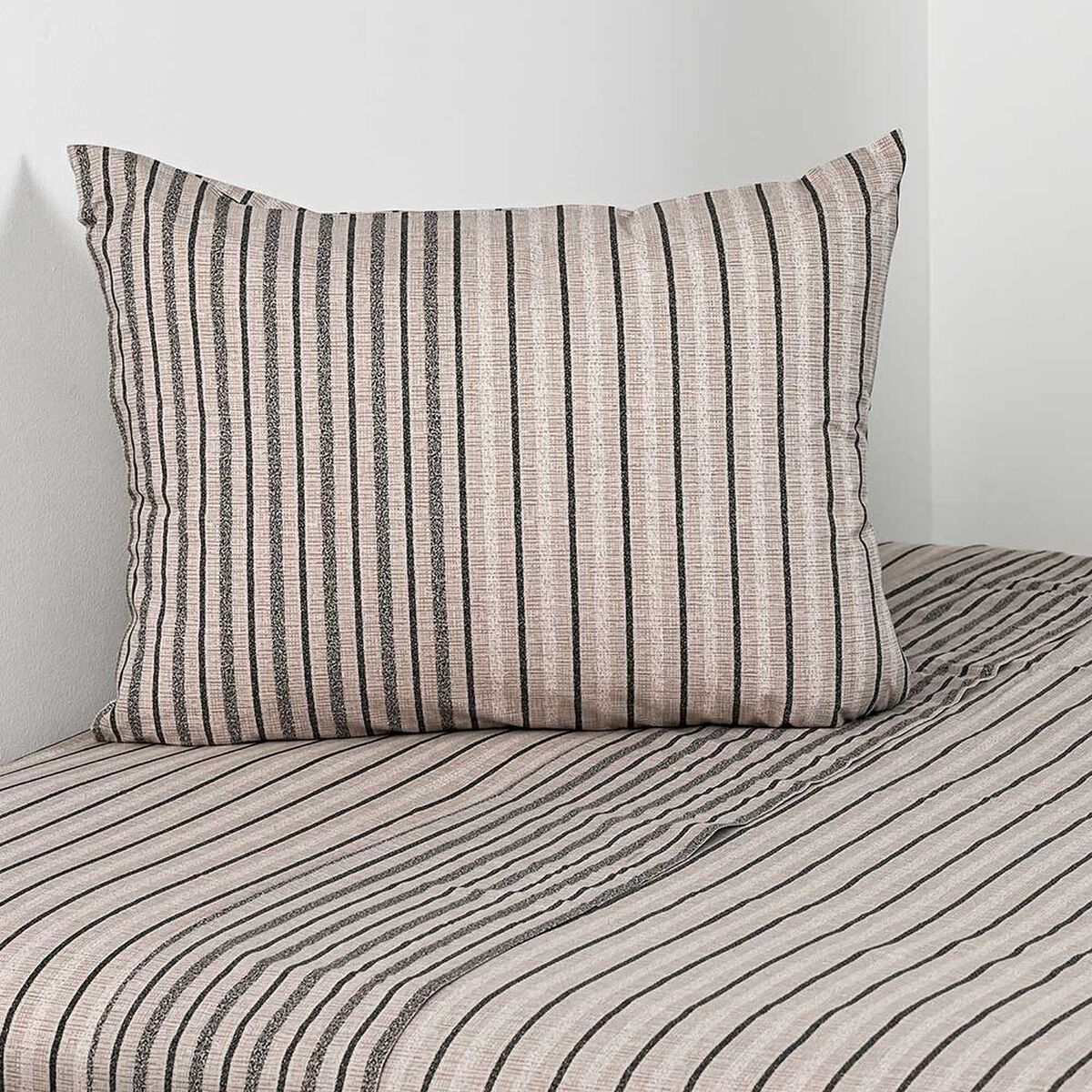 Juego de S&aacute;banas Cannon 1,5 Plazas Tisu 200 Hilos Beige