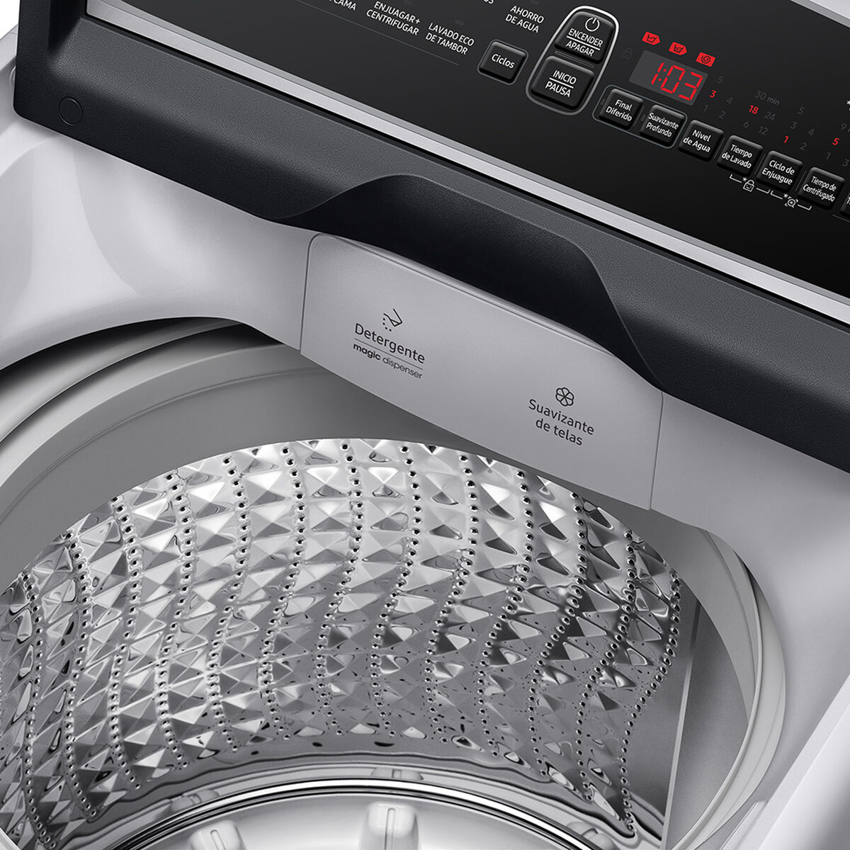 Lavadora Automática Samsung WA15T5260BY/ZS 15 kg.