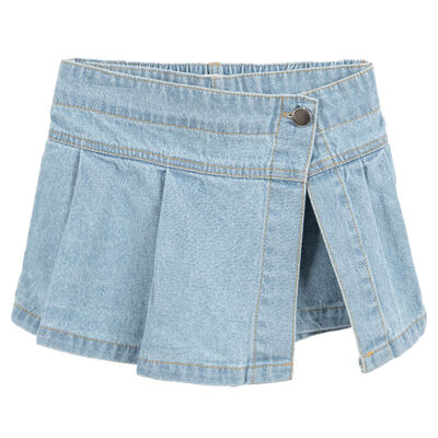 Imagen 1 del producto Falda Short Chess Baby Celeste