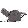 Bergere Reclinable Daniels New Praga  1 Cuerpos Gris