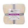Frazada Poliéster Doral 2 Plazas Deluxe Beige