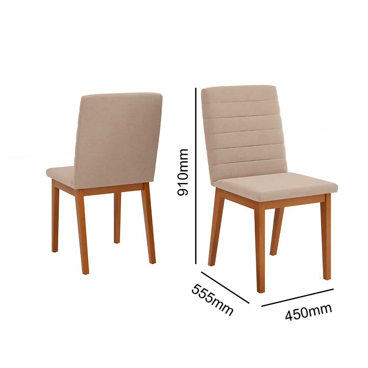 Juego de Comedor Di Poretti Design Sofía 8 Sillas Blanco