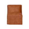 Sof&aacute; Cama Latam Home Cuero Kentucky Bari 1 Cuerpo Tabaco
