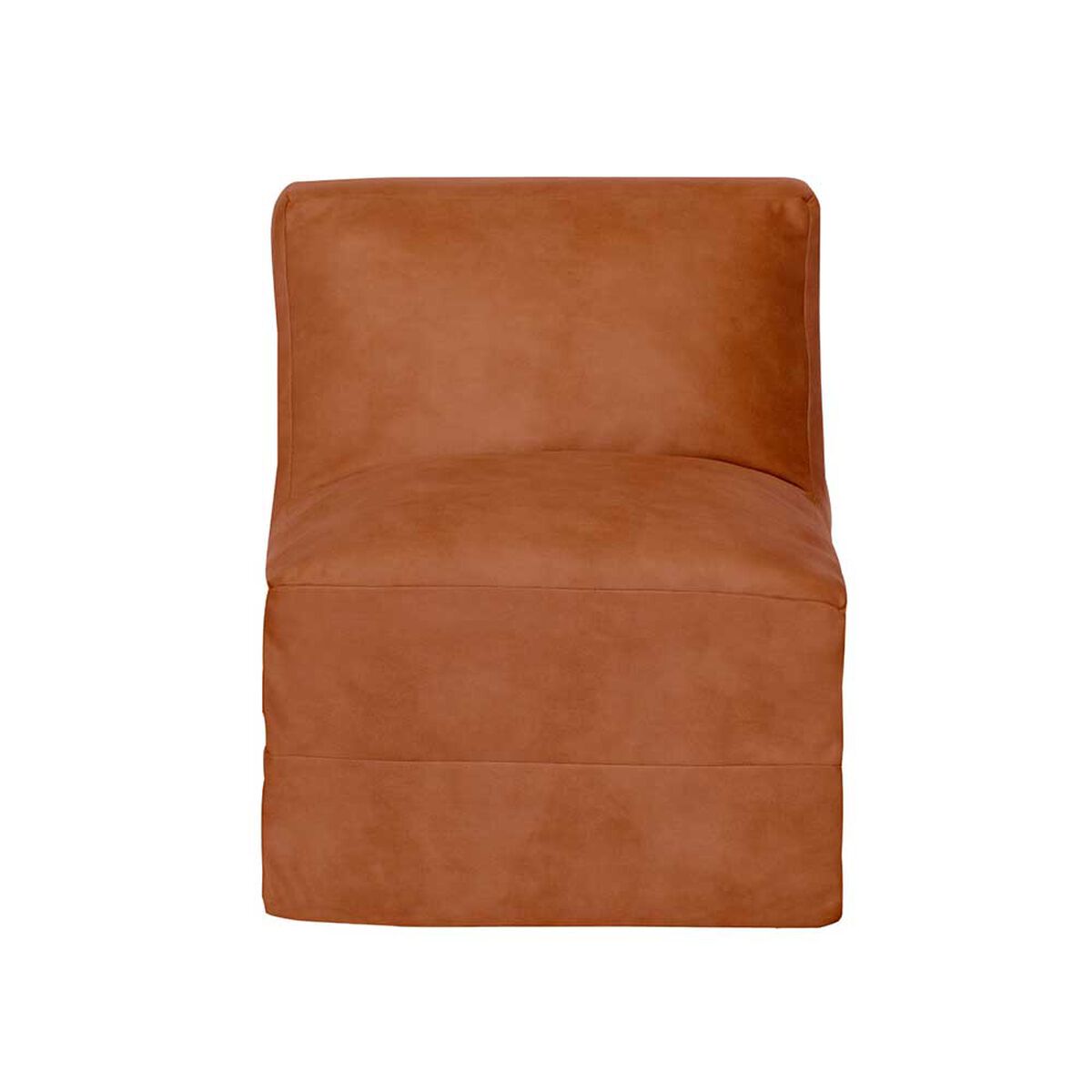 Sof&aacute; Cama Latam Home Cuero Kentucky Bari 1 Cuerpo Tabaco