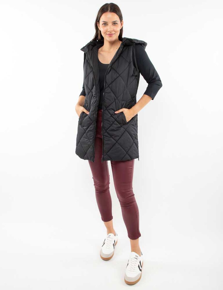 Parka Larga Sin Mangas Mujer Zibel