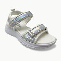 Sandalia Niña Mila Blanco, Negro