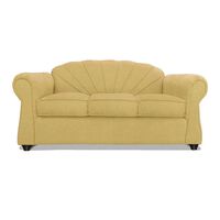 Sofá Elegant Detail Marsella 3 Cuerpos Tela Beige