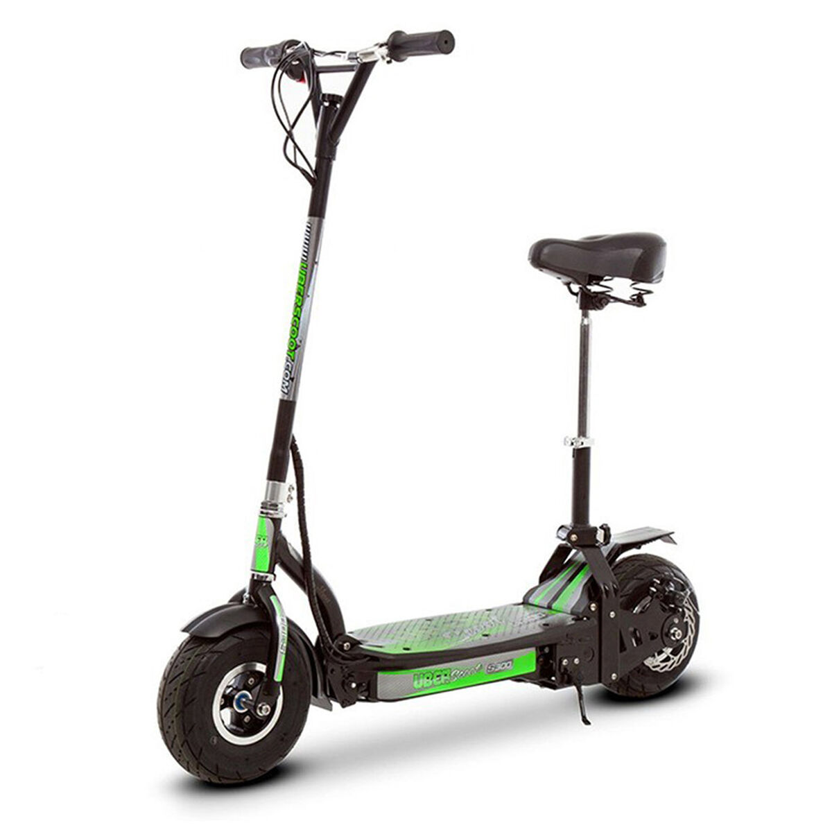 Scooter Eléctrico con Asiento Gerona ES04-A Uber Verde 9"