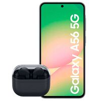 Combo Celular Samsung Galaxy A56 128GB 6,7"" + Audífonos On Ear Samsung Buds 3 FE