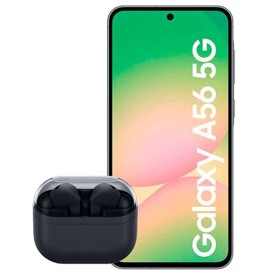 Combo Celular Samsung Galaxy A56 128GB 6,7" + Audífonos On Ear Samsung Buds 3 FE