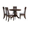 Juego de Comedor Furnitech Island 4 Sillas Gris