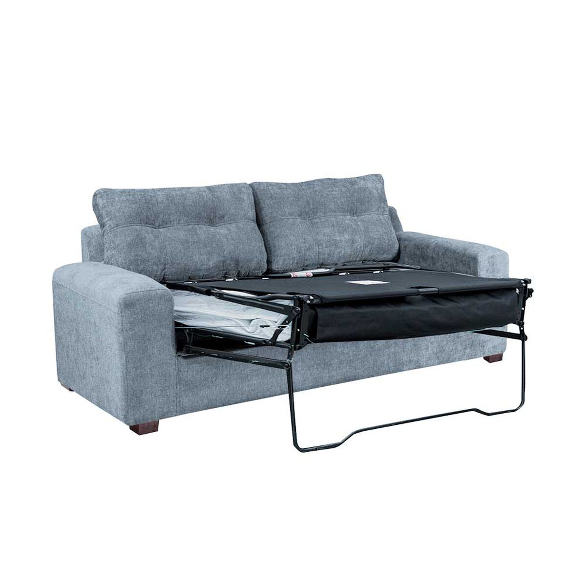 Sof&aacute; Cama Mons Mons M&oacute;naco 3 Cuerpos Gris Medio