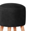 Pouf Latam Home Nantes Cuero Kentucky Negro