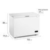 Freezer Horizontal Mademsa M300DI 308 L