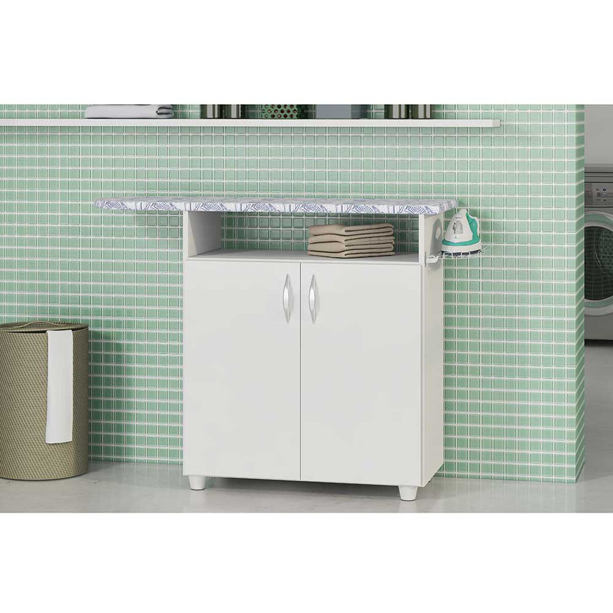 Mueble Autoservicio Home Mobili Gina 2 Puertas Blanco