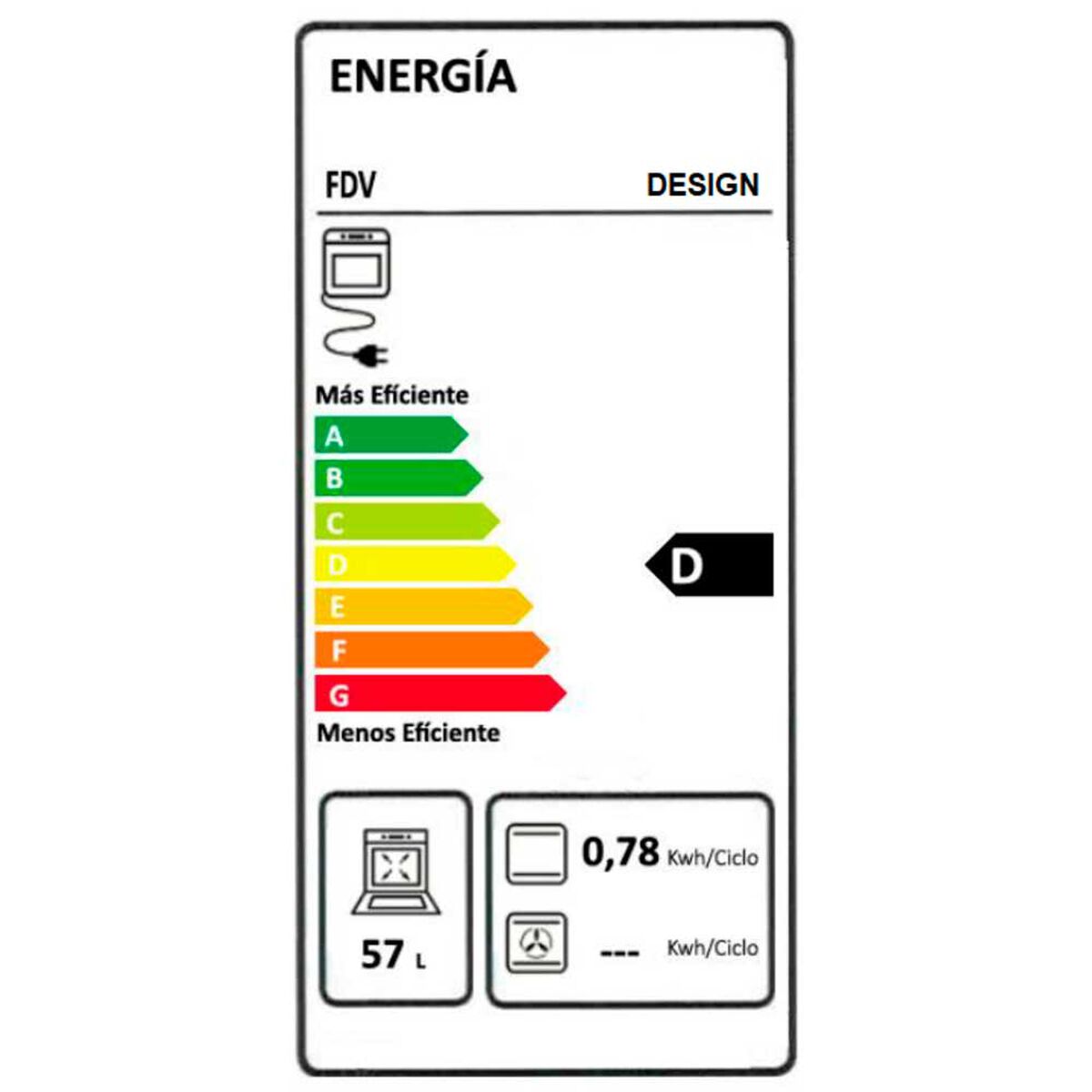 Horno Empotrable Eléctrico FDV Design