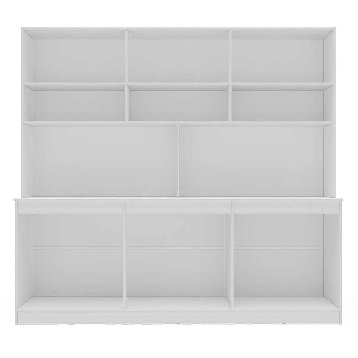 Mueble de Cocina Vekkahome Buck 1 Cajón 12 Puertas Blanco