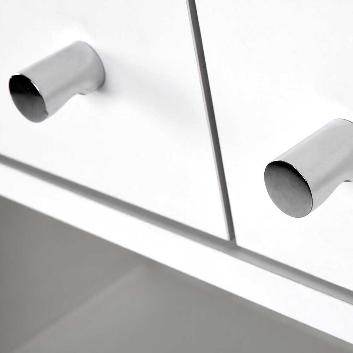 Combo Estante 2 Puertas + Estante Organizador de Baño 2 Puertas CIC Blanco