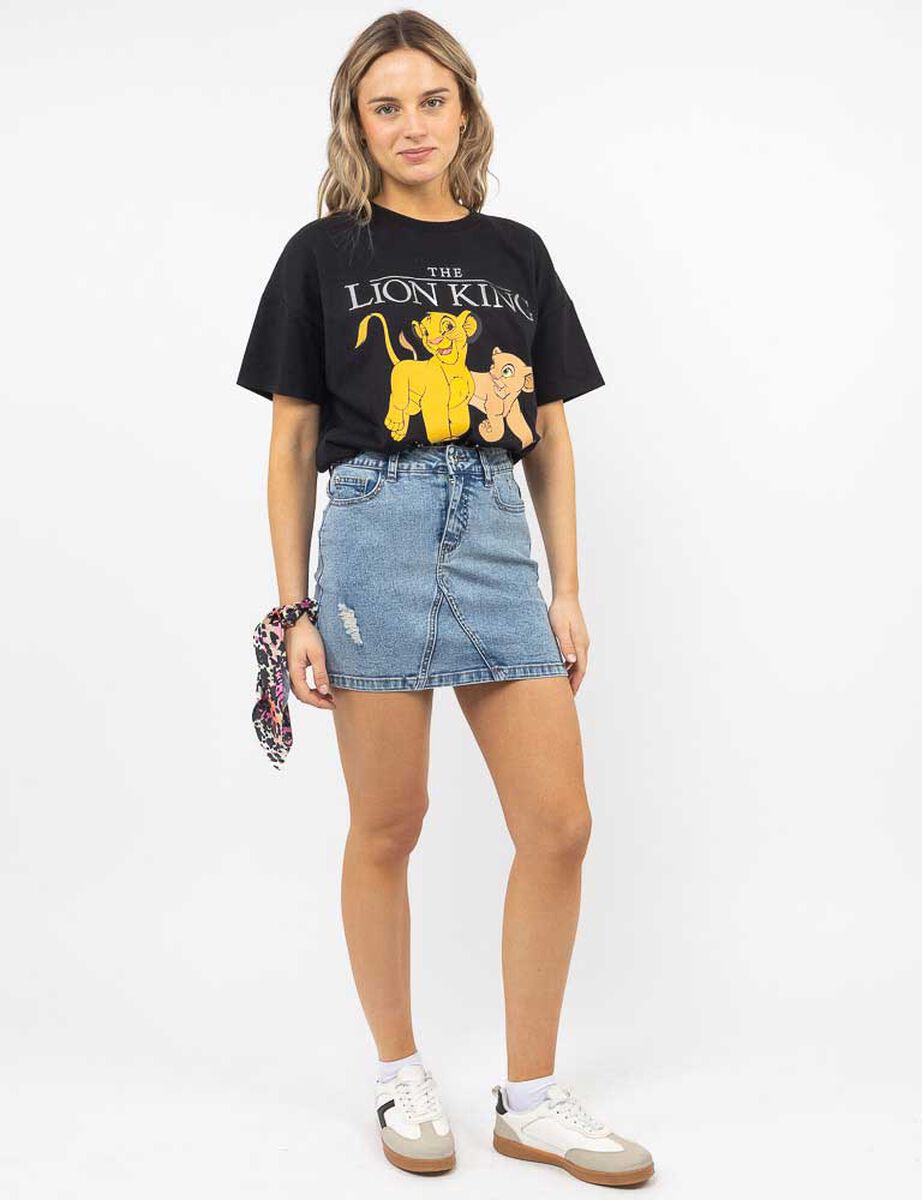 Falda Mini Denim Mujer Icono