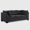 Sof&aacute; Muebles MPR Edimburgo 3 Cuerpos Negro