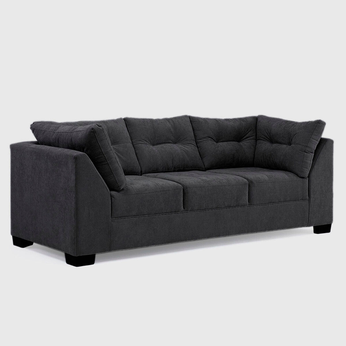 Sof&aacute; Muebles MPR Edimburgo 3 Cuerpos Negro