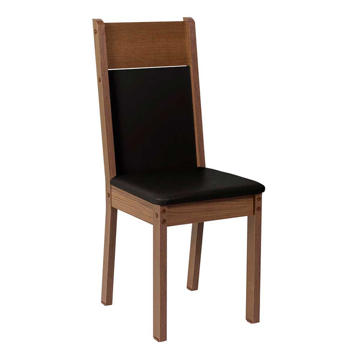 Juego de Comedor Vekkahome Elia 4 Sillas Cafe