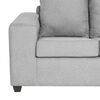 Juego de Living Innovamuebles Kahlo Sofá 3 Cuerpos + Dos Sillones 1 Cuerpo Gris Claro