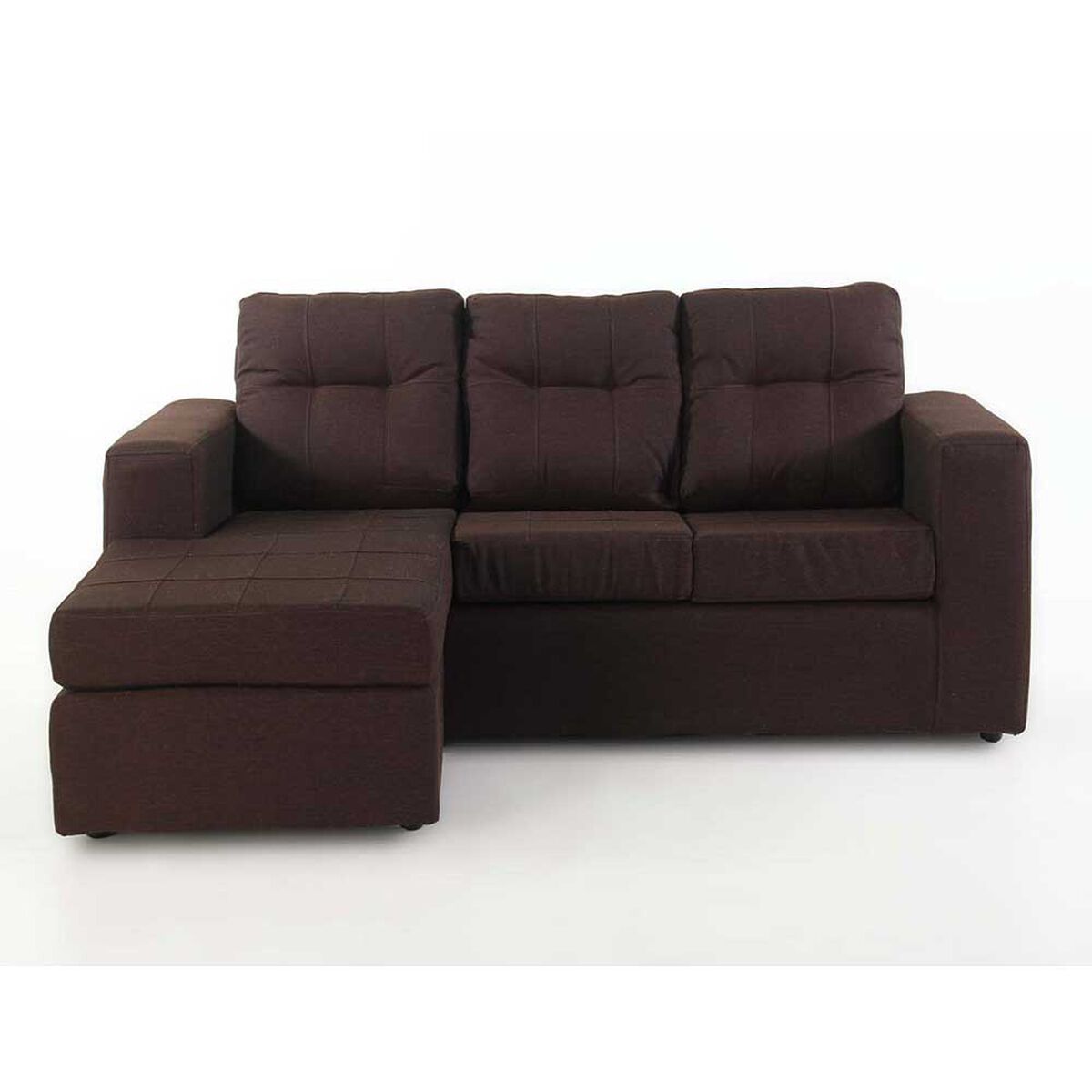Sofá Modular Kea Rodas 3 Cuerpos Chocolate