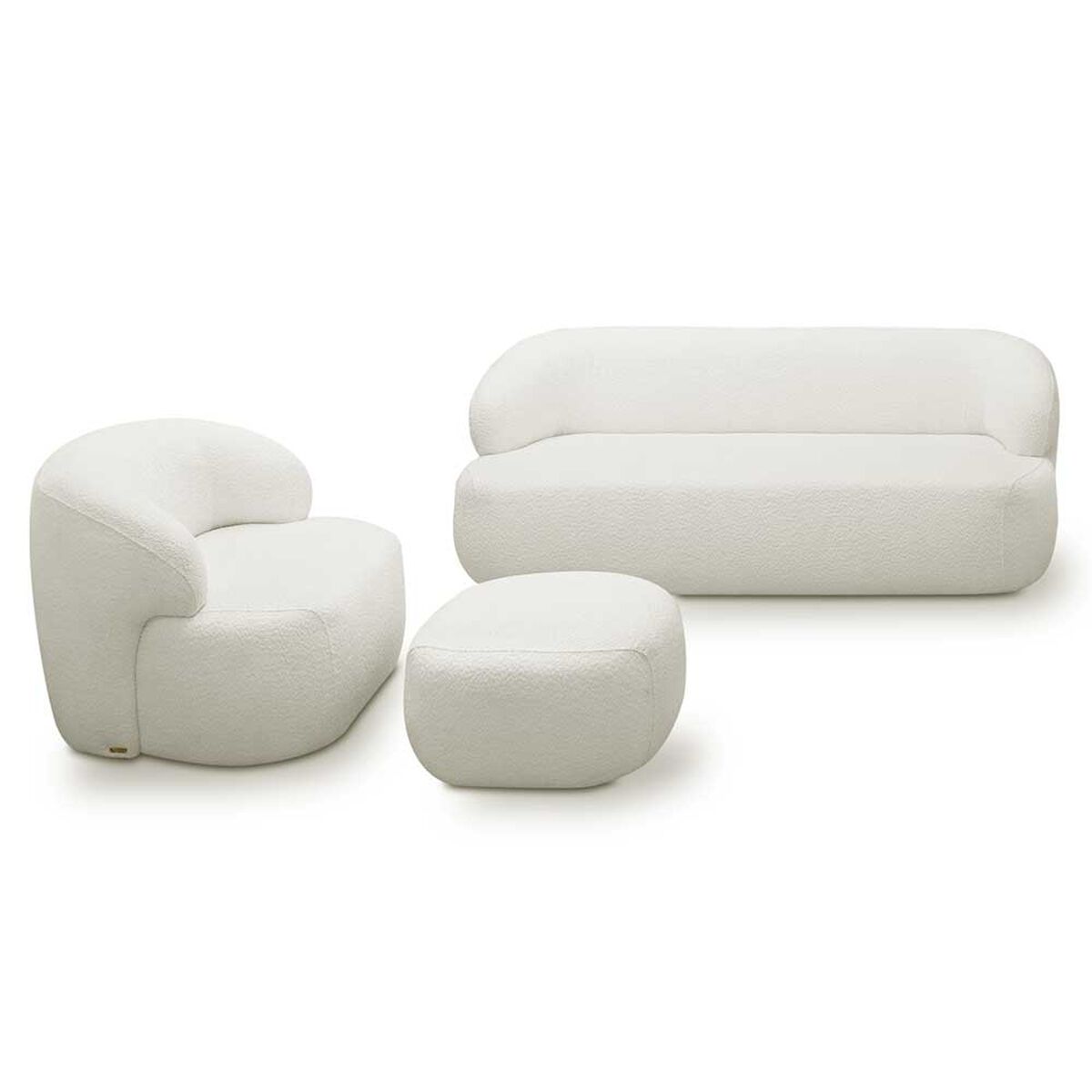 Sofá Amuv Chandon 3 Cuerpos Beige