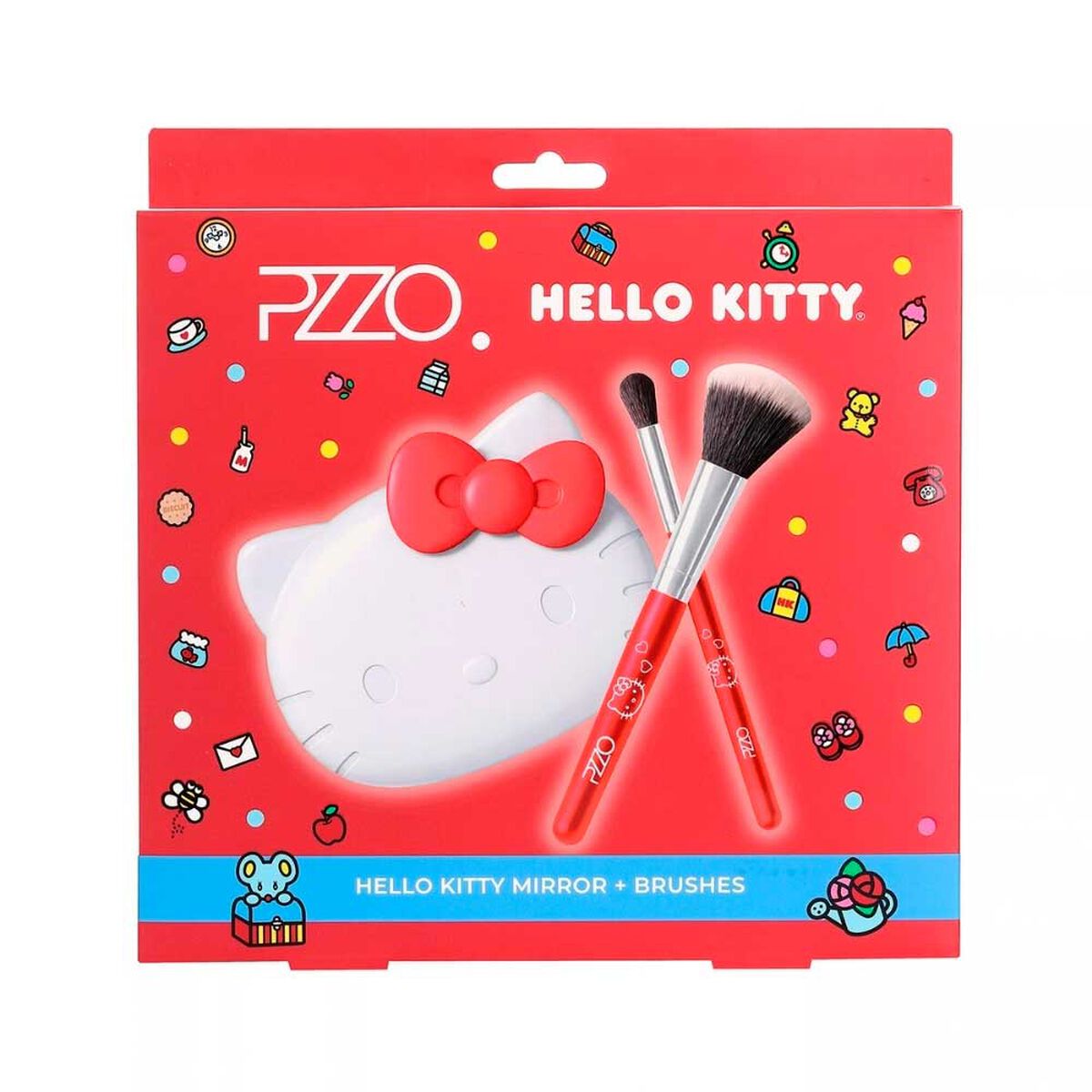 Set Petrizzio Hello Kitty Espejo + Brochas